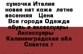 сумочка Италия Terrida  новая нат.кожа  летне -весенняя › Цена ­ 9 000 - Все города Одежда, обувь и аксессуары » Аксессуары   . Калининградская обл.,Советск г.